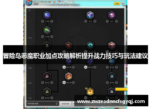 冒险岛恶魔职业加点攻略解析提升战力技巧与玩法建议